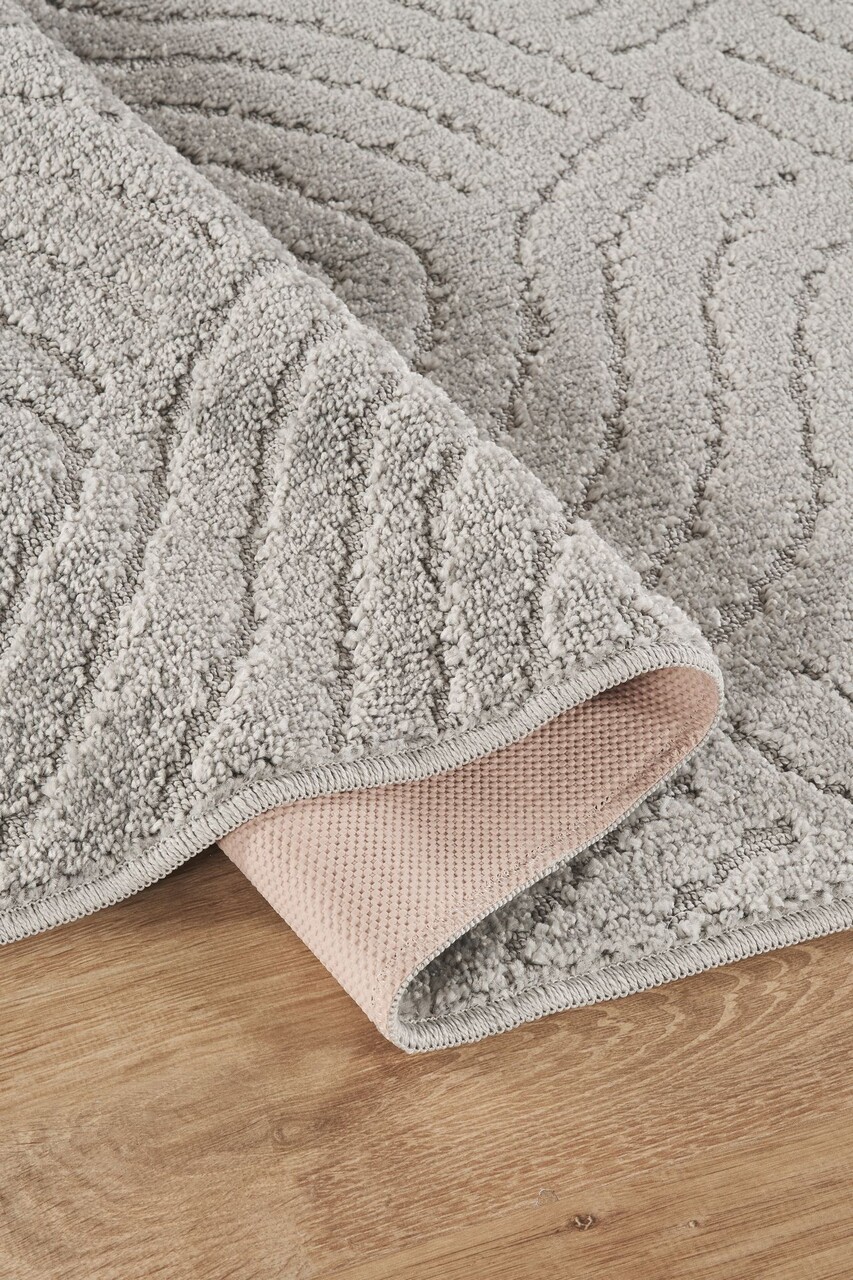 Covor de hol (120 x 450), Rivon Rn04, 120x450 cm, Gri — imaginea 3