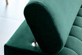 Canapea extensibila 3 locuri, ELTAP, SO-LAU-35NU, Laurence, 261x97x105 cm, lemn/poliester, verde inchis