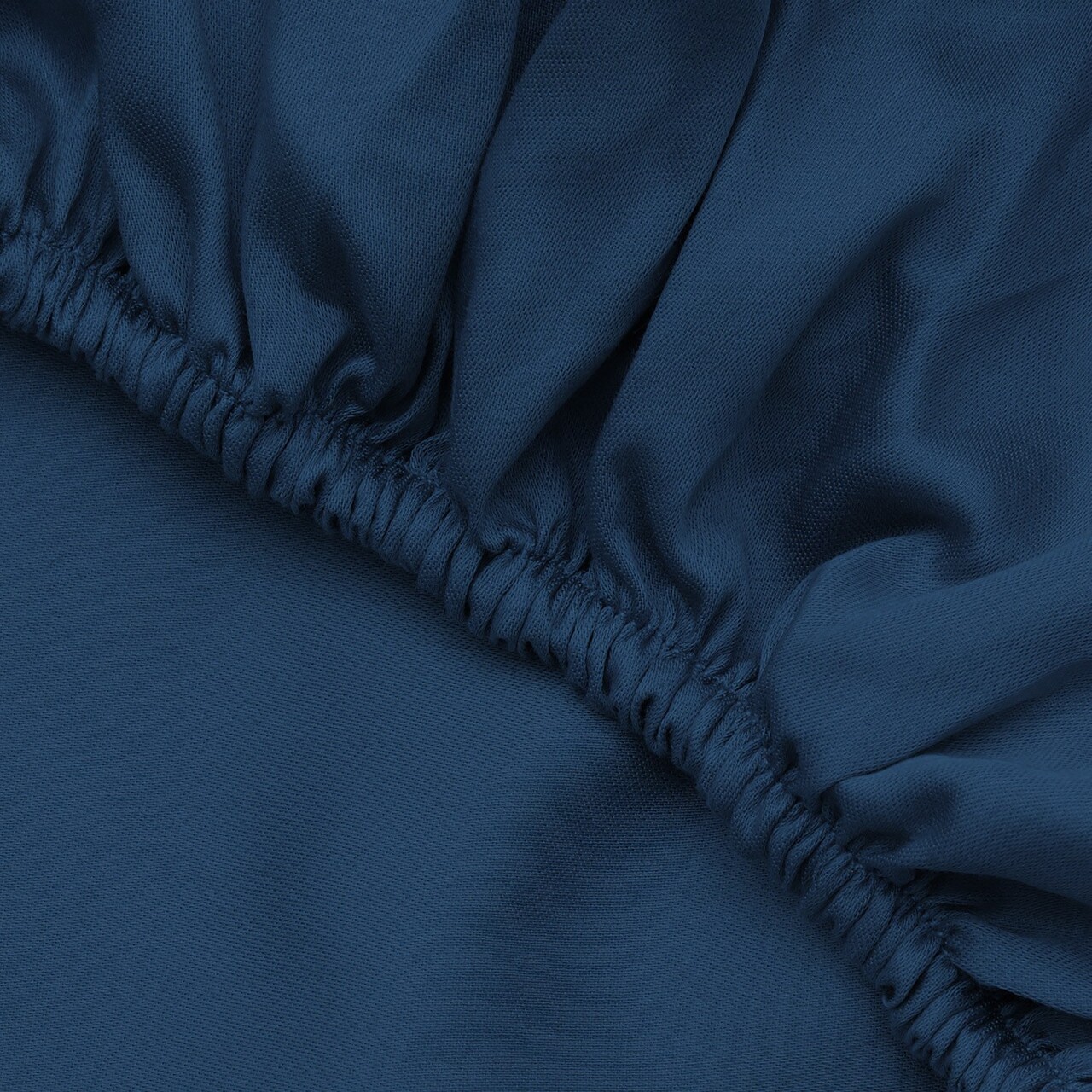 Cearceaf de pat cu elastic Satin Single Large (FR), L'essentiel Maison, De Petrol Blue, Albastru petrol - imagine 3