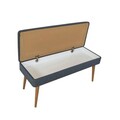 Set de mobilier pentru hol, Vella, Multilux, PAL, Sonomo / Albastru închis
