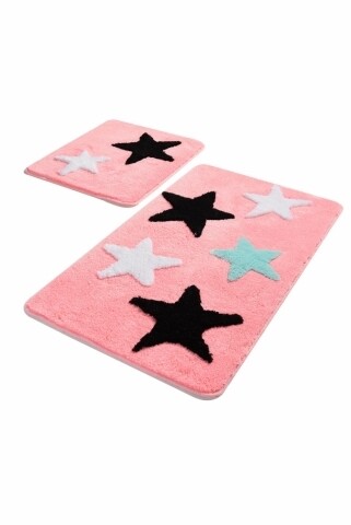 Set 2 covorase de baie, Chilai, All Star Candy Pink, multicolor Chilai Home