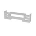 Comoda TV, Moblert, Sema, 115x38.2x29.6 cm, Alb