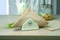 Suport pentru servetele Dolce Casa La Casa Di Campagna, Tognana Porcellane, 12.5x8x6 cm, ceramica, alb