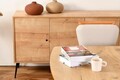 Consola, Wolina, Calvin, 80x180x41 cm, Corp: PAL 100% MELAMINAT, Stejar