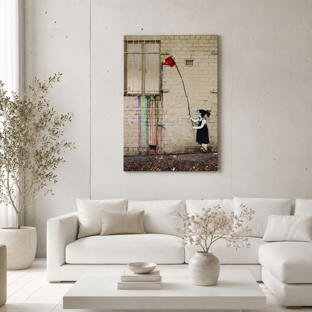 Tablou decorativ, KNV12060, Canvas, Cadru: 100% lemn (grosime: 3 cm), Multicolor