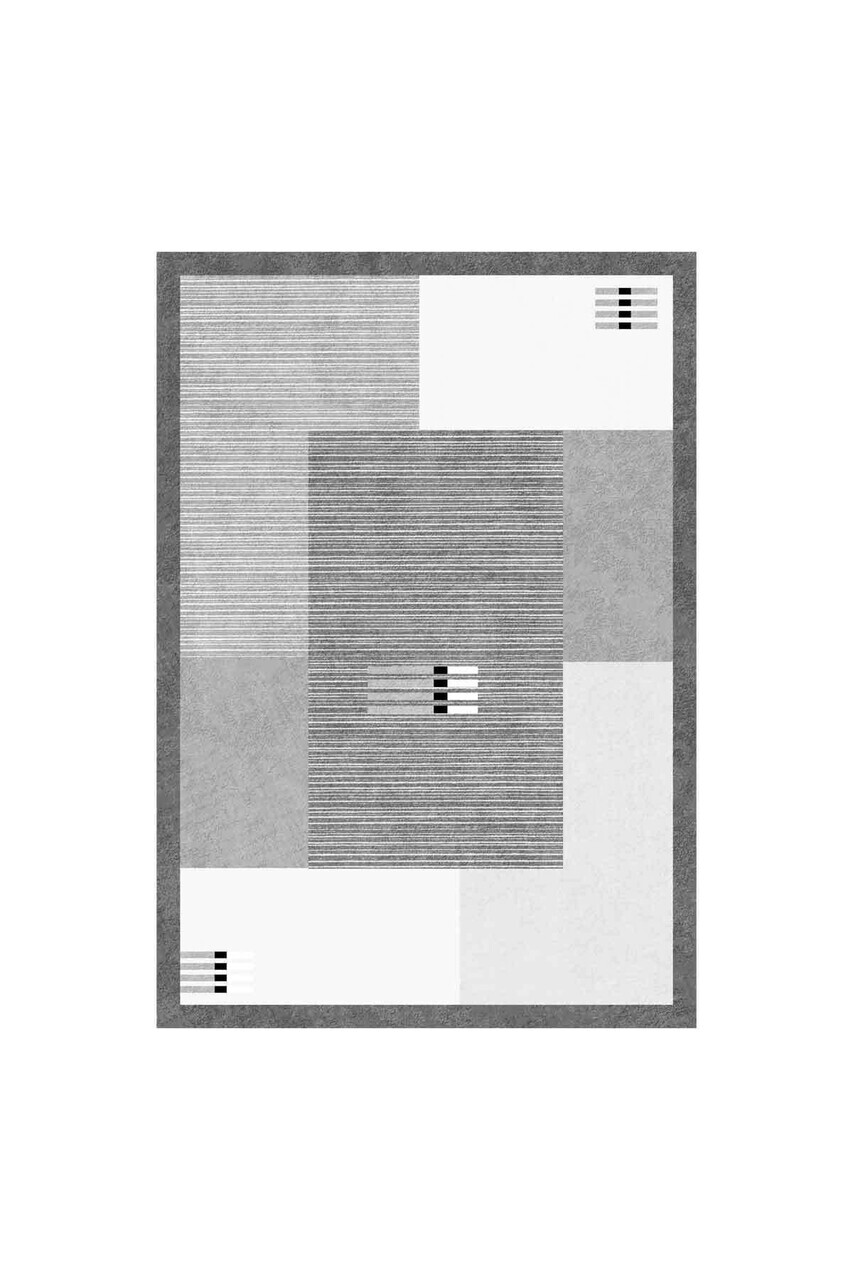 Covor, CLR-7375-HALI-21, 100x200 cm, Poliester, Gri — imaginea 2