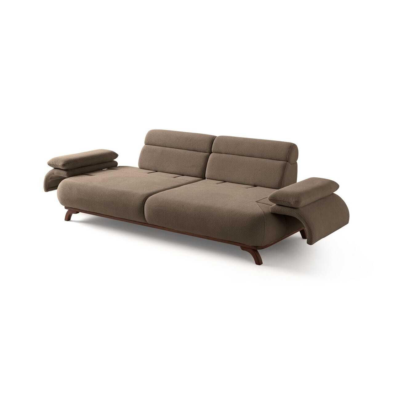 Canapea 3 locuri, Atelier del Sofa, 752EST1153, Lemn de carpen/PAL melaminat, Pământ - view 10