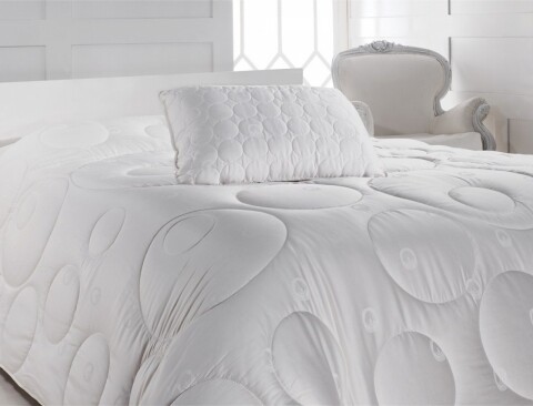 Perna din 100% bumbac satinat, 50x70, Cotton Box, Alb