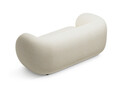 Canapea modulara 2 locuri, Kate, Micadoni, 183x99x76 cm, tesatura structurata, bej deschis
