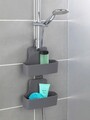 Suport depozitare accesorii dus, Wenko, Barcelona, 26 x 9 x 24 cm, plastic, antracit