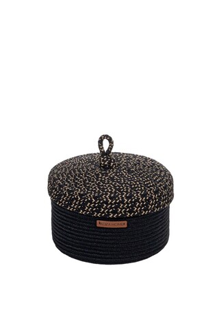 Cutie depozitare, 9003054, bumbac, negru
