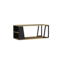 Masuta de cafea, Arnetti, Lissa, 120x50x48 cm, PAL, Safir / Negru