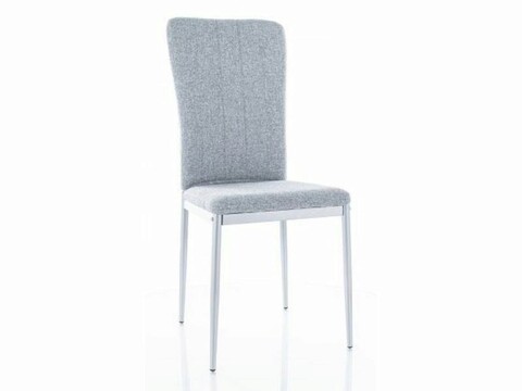 Scaun H733, Signal, 40x40x96 cm, textil/otel, gri deschis/argintiu