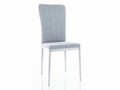 Scaun H733, Signal, 40x40x96 cm, textil/otel, gri deschis/argintiu