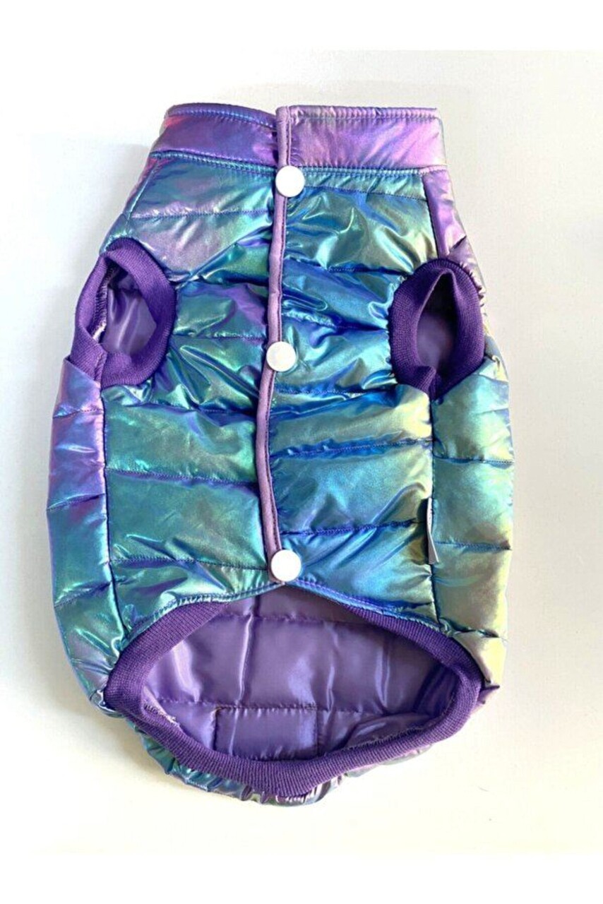 Hanorac pentru câini, Paws &amp; Whiskers, Metalicpurplejacket, Multicolor - view 2