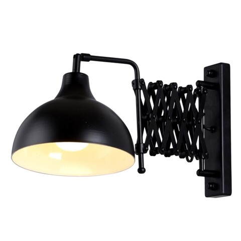 Aplica de perete, hap-9082-bsy, aurora, 22 x 45 x 27 cm, 1 x e27, 60w, negru
