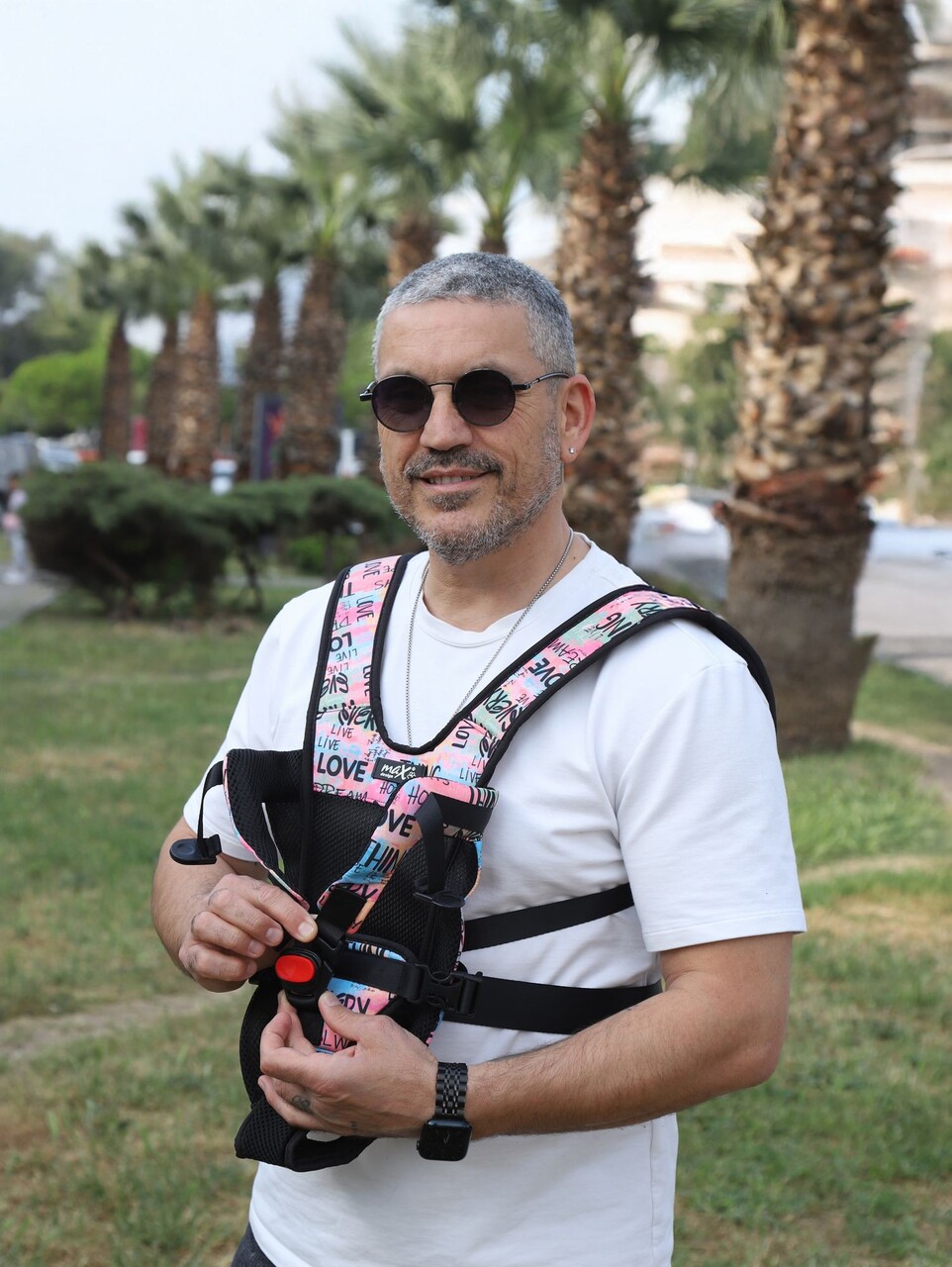 Transportor frontal pentru câini, Paws &amp; Whiskers, Premium, Roz - imagine 4