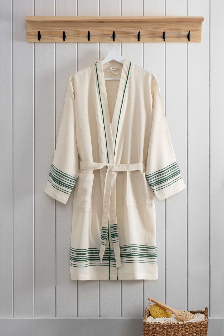 Halat de baie, DC Home, Promise, Bumbac, Verde