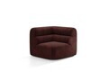 Modul coltar, Neo, Micadoni Home, 100x100x83 cm, tesatura Chenille, maro cherrywood