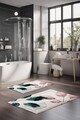 Set covorase de baie, Cartwright, CT-5064, Poliester, Multicolor