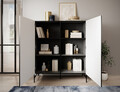 Dulap multifunctional ELTAP, Raftt, 122x42x140 cm, PAL/MDF, negru