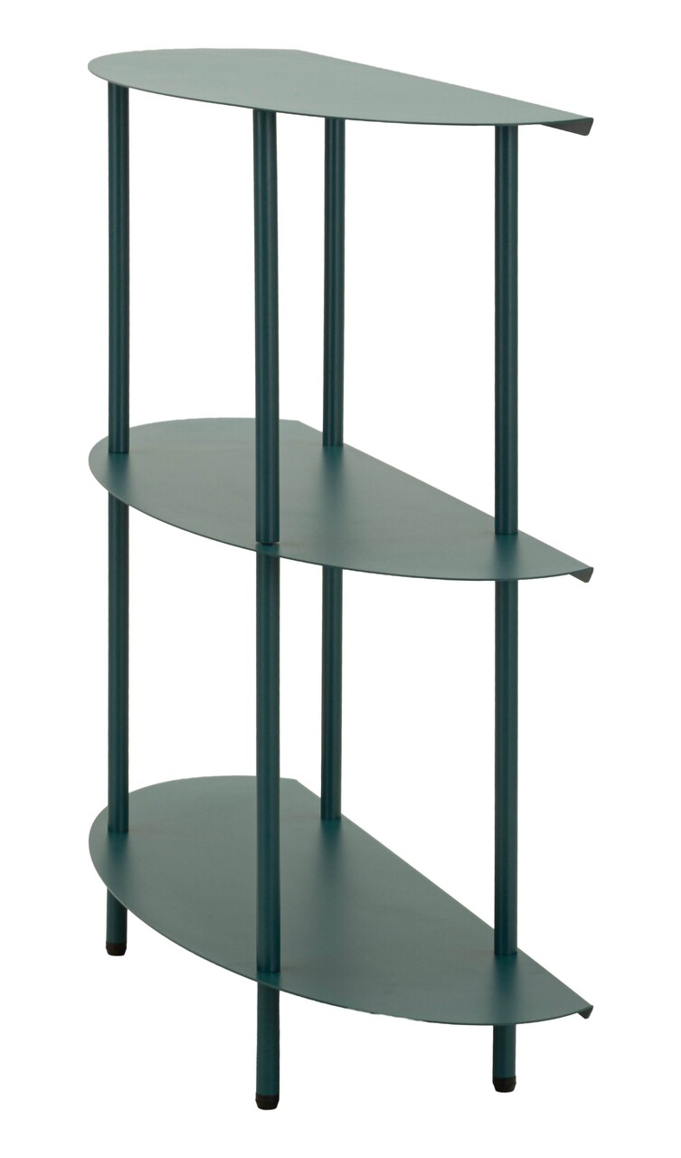 Consola, Mauro Ferretti, Saturn, 90x28x81 cm, metal, turcoaz - imagine 7