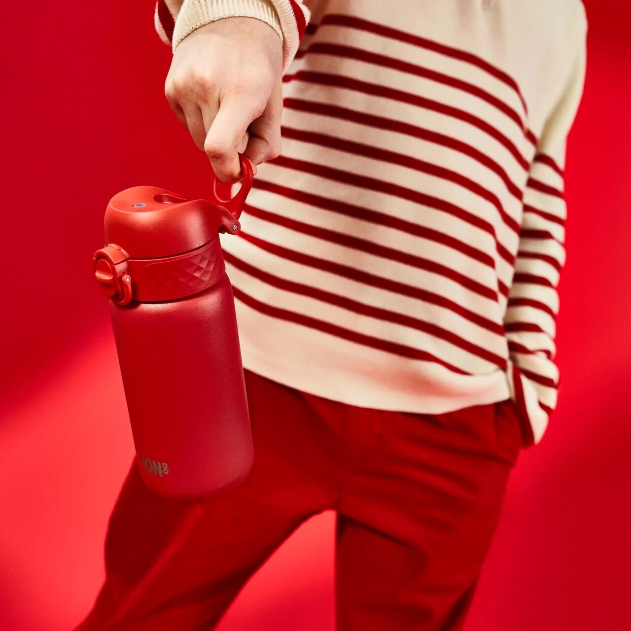 Sticla apa pentru copii, inox, 400ml, Red - Ion8 - view 8