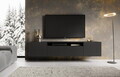 Comoda TV ADRK, Noemi, 200x41x40 cm, PAL melaminat/MDF, negru