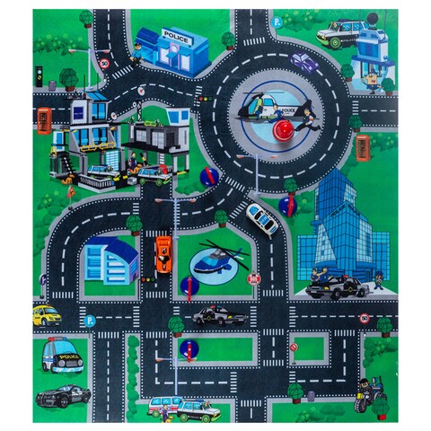 Covor copii Tapis C-640105, Decorino, 70x80 cm, polipropilena, multicolor