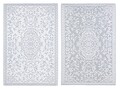 Covor de exterior cu doua fete Ansedonia, Bizzotto, 120 x 180 cm, polipropilena, alb/gri