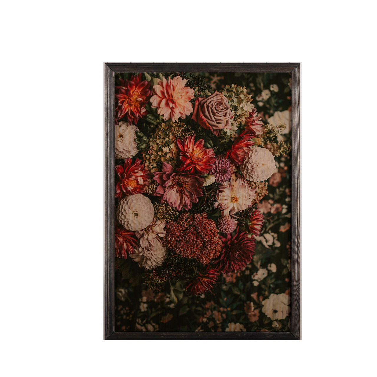 Tablou decorativ, Flower mix XL, Lemn, Lemn, Multicolor - 1 | YEO