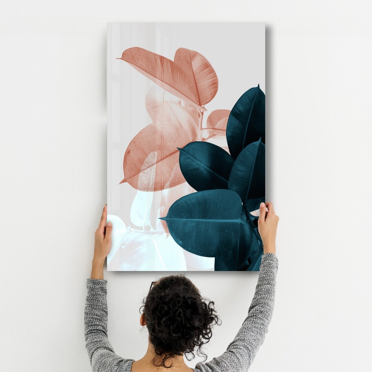 Tablou decorativ, OGLS-4074, Dimensiuni: 46 x 72 cm, Multicolor — imaginea 2
