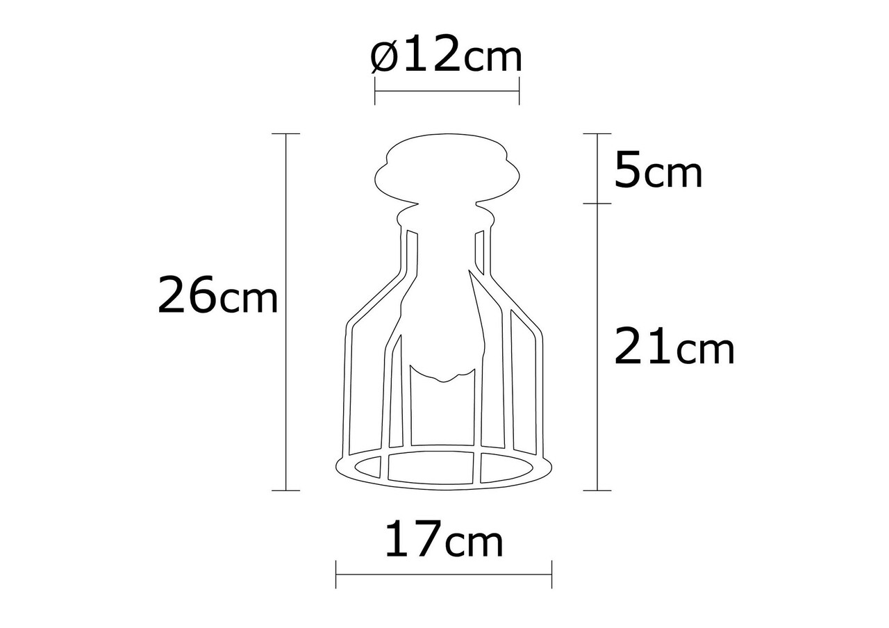Lustra, Alby, 525NOR1505, Metal, Negru - 2 | YEO