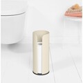 Suport role rezerva hartie igienica, Brabantia, Balance, 13.2x13.2x32.1 cm, otel, bej