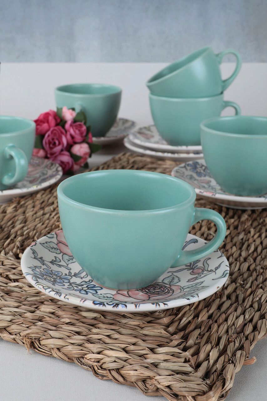 Set pentru ceai, Keramika, 275KRM1522, Ceramica, Multicolor