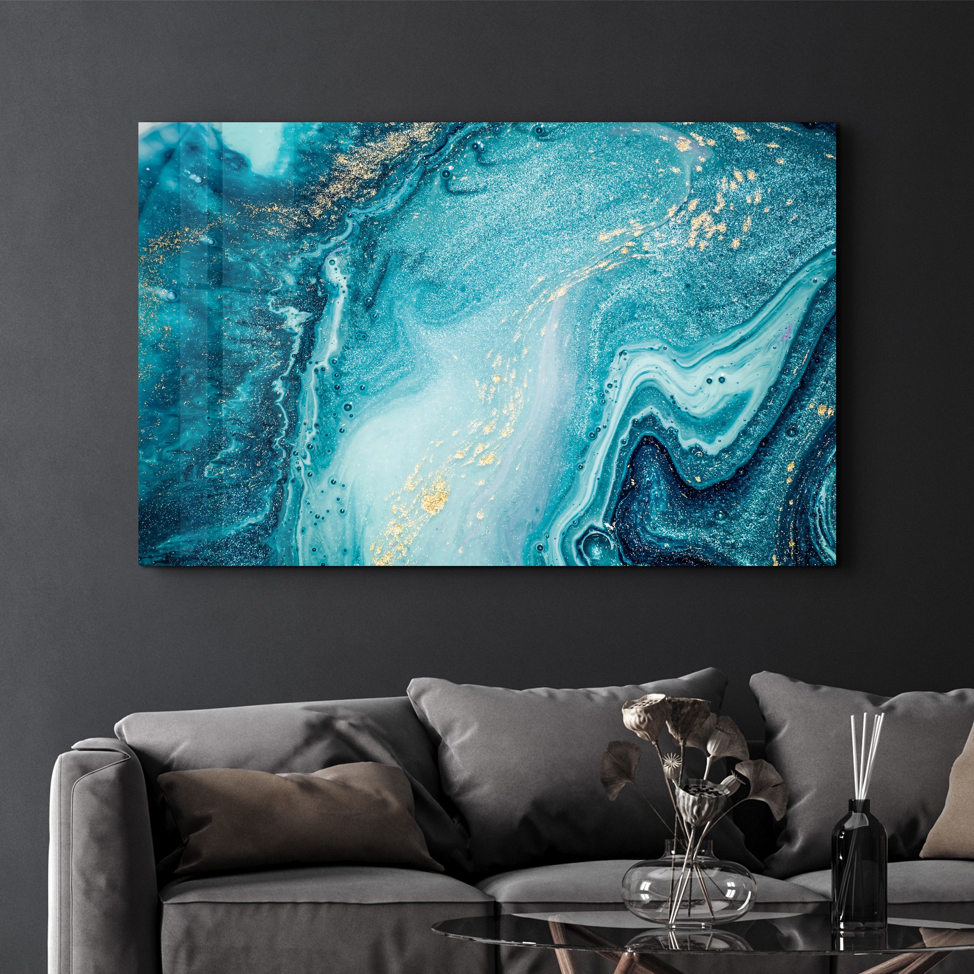 Tablou decorativ, SPR-1359, Dimensiune: 35 x 55 cm, Multicolor