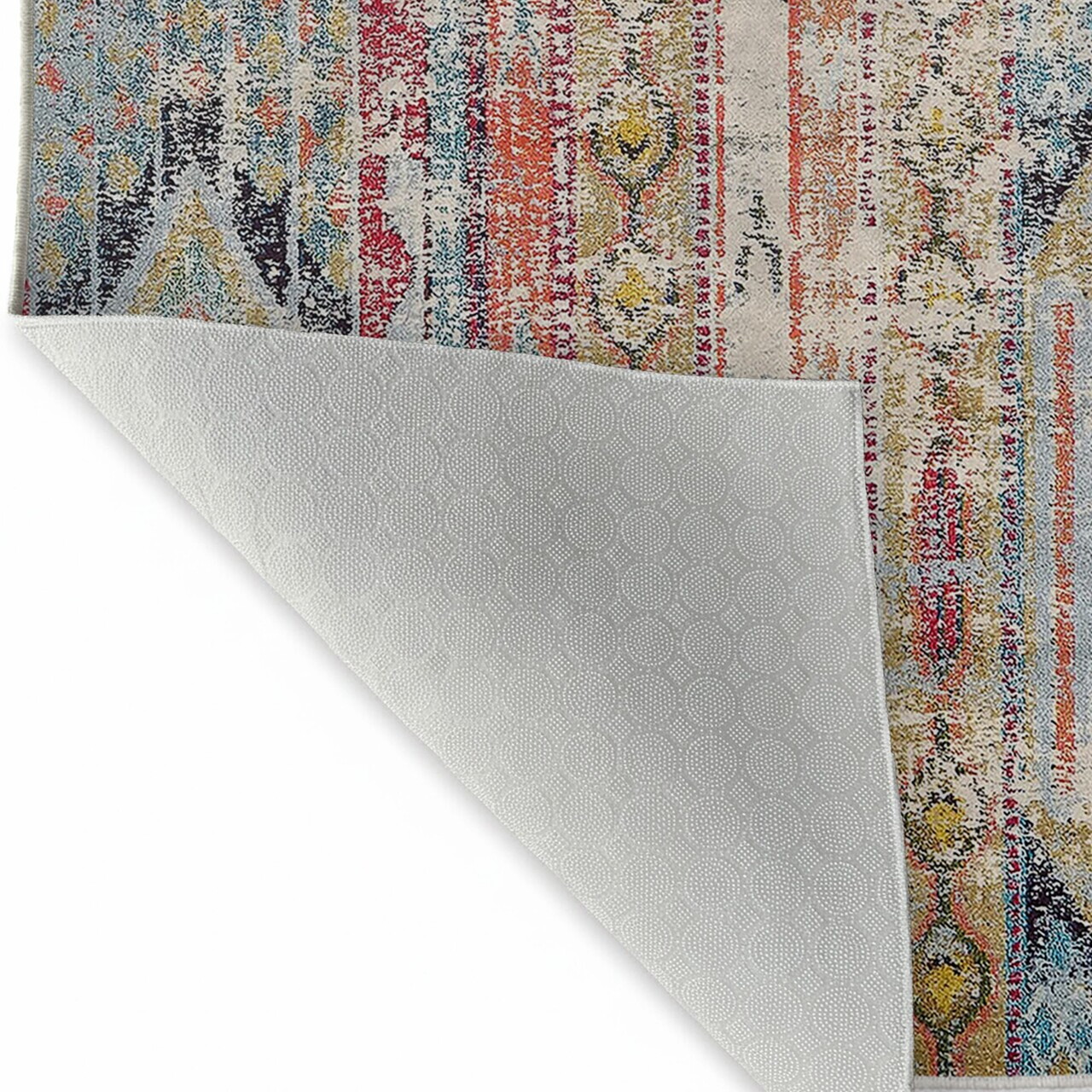 Covor, Woopamuk276, 80x300 cm, Bumbac/Poliester, Multicolor - view 4