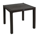 Set mobilier de gradina 3 piese Explore-Confident, Pakoworld, masa cu 2 scaune, 90x90x73.5 cm, polipropilena, maro