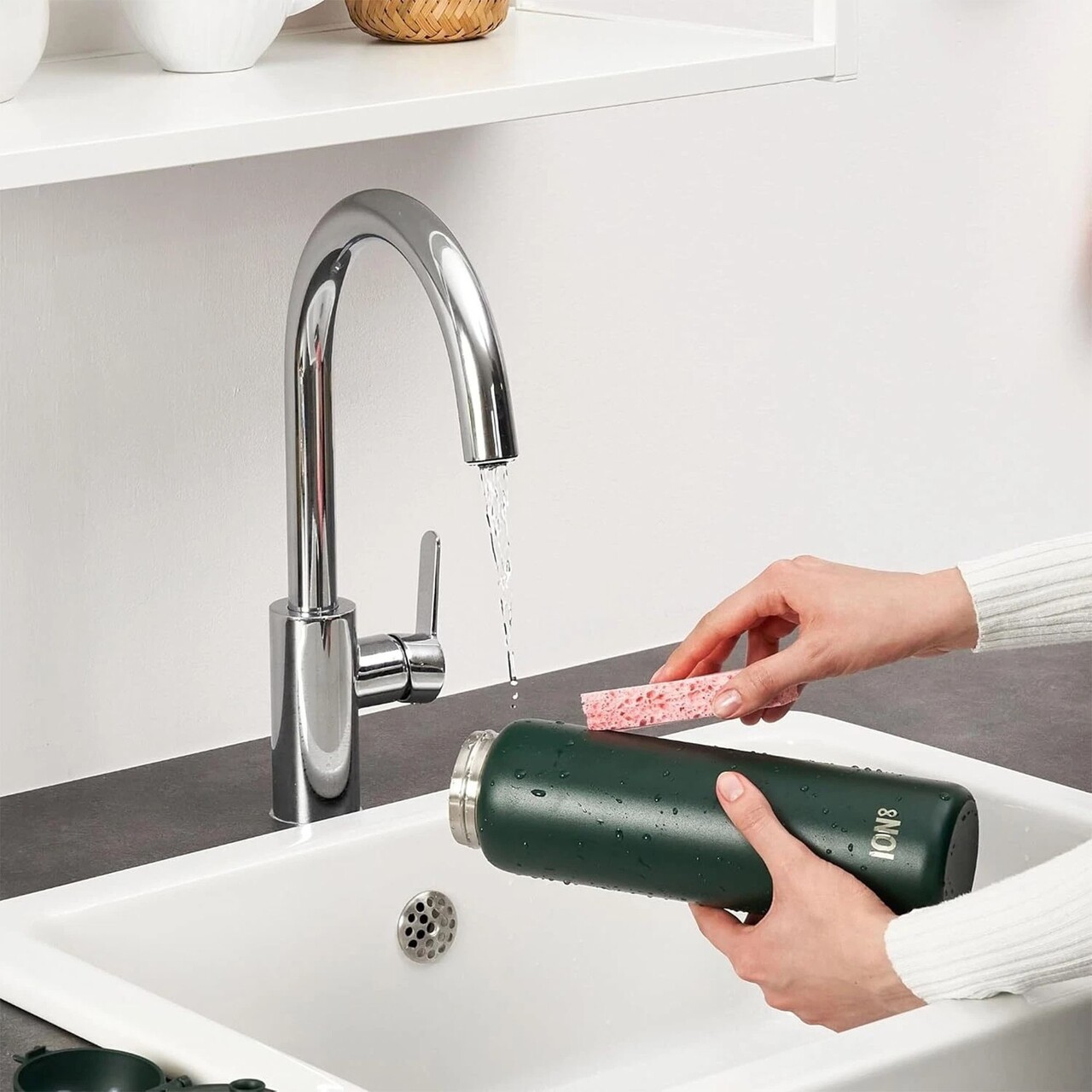 Sticla apa, inox, 1200ml, Dark Green - Ion8 - view 8