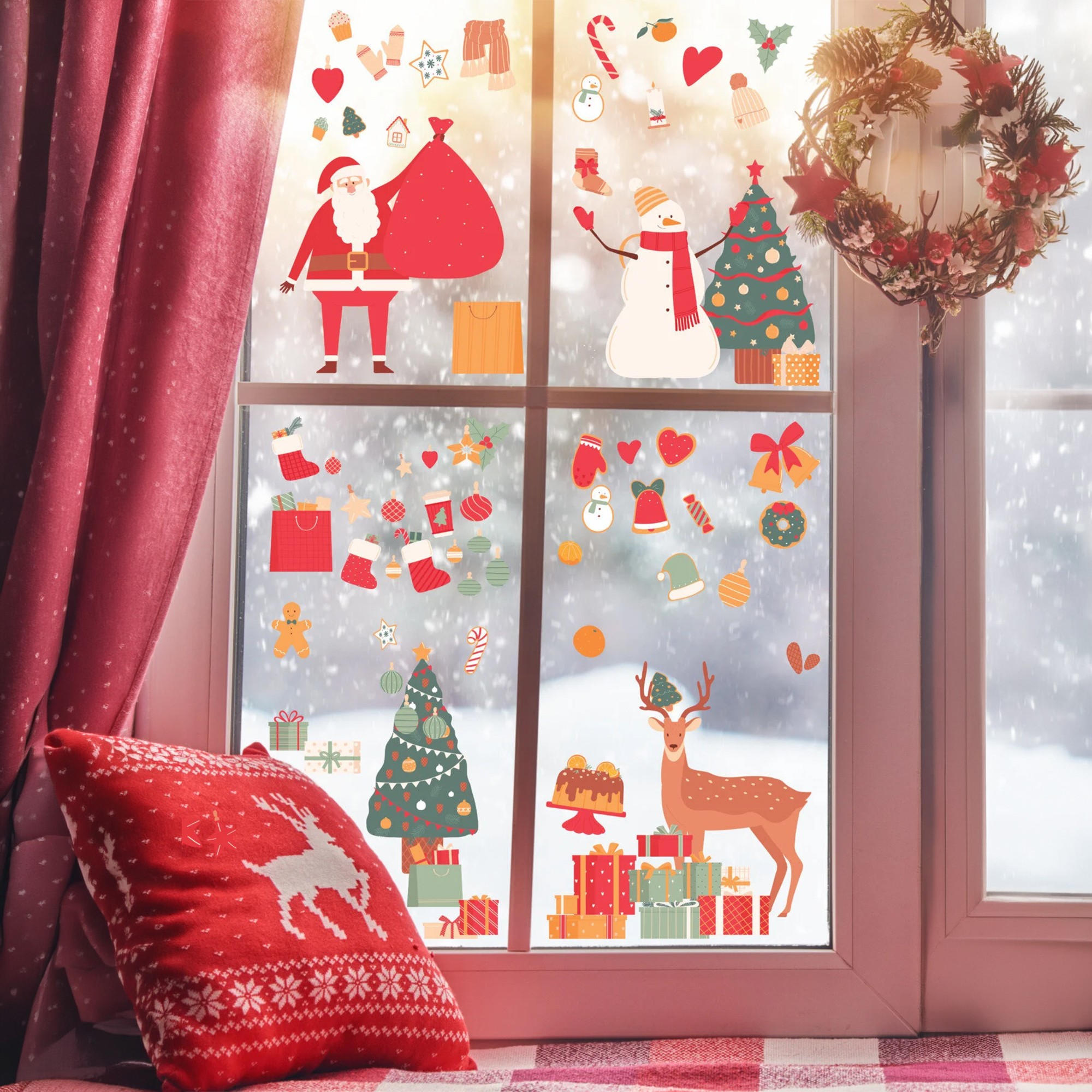 Sticker decorativ, 309012, 30 x 50 cm, Multicolor