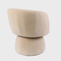 Fotoliu Confort, Homla, 75.5x70x80 cm, MDF/poliester, bej