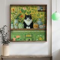 Tablou decorativ, DOS011-33, MDF, Lemn masiv, Multicolor