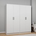 Dulap pentru haine, Miwood, Kardelen 1600-103, Alb