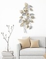 Decoratiune de perete 3D Leaf, Mauro Ferretti, 50x7.5x90.5 cm, fier
