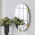 Oglinda decorativa, Neostill, Chakra Mirror, 100% CARTON DURO, Auriu