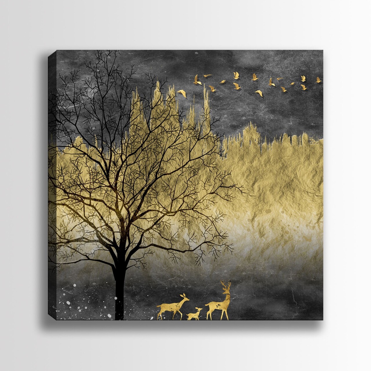 Tablou decorativ, DEV10709-140140, Cadru: 100% LEMN (Grosime: 3-4 cm), Multicolor - view 3