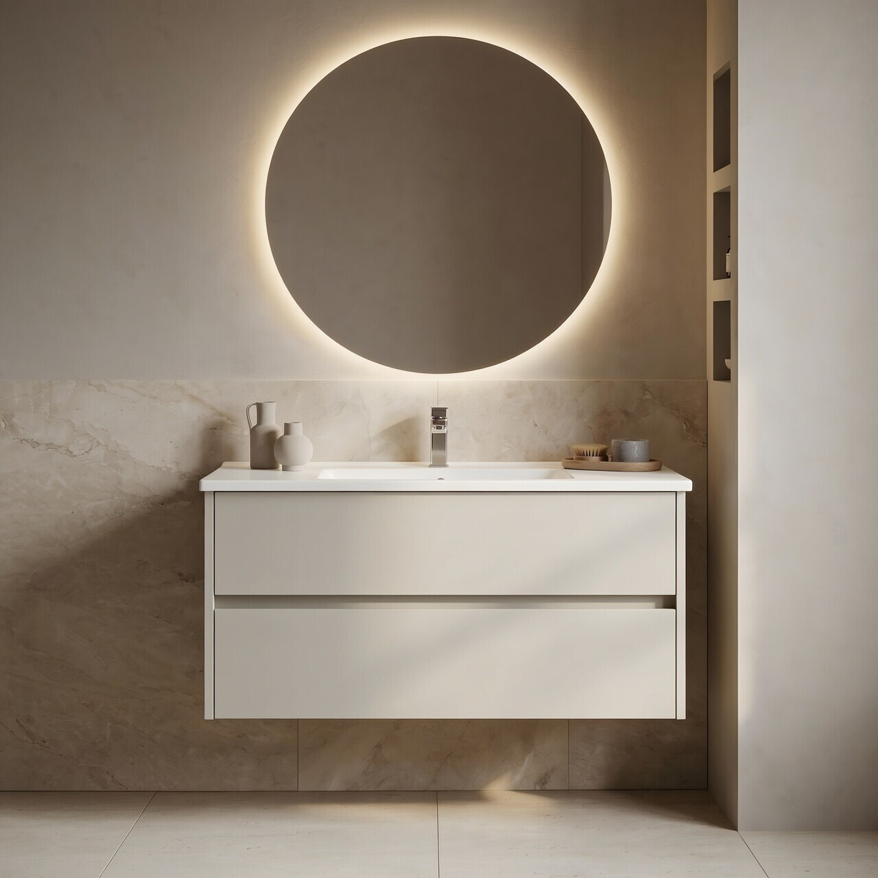 Dulap de baie cu chiuvetă, Hanah Home, Arno 100, Casmir
