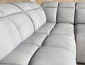 Coltar extensibil stanga 4 locuri ELTAP, LT-04SO, Falconn, 258x208x107 cm, lemn/poliester, gri