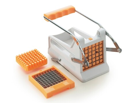 Feliator pentru cartofi, Tagliabile, Excelsa, 26x15x12 cm, plastic/inox