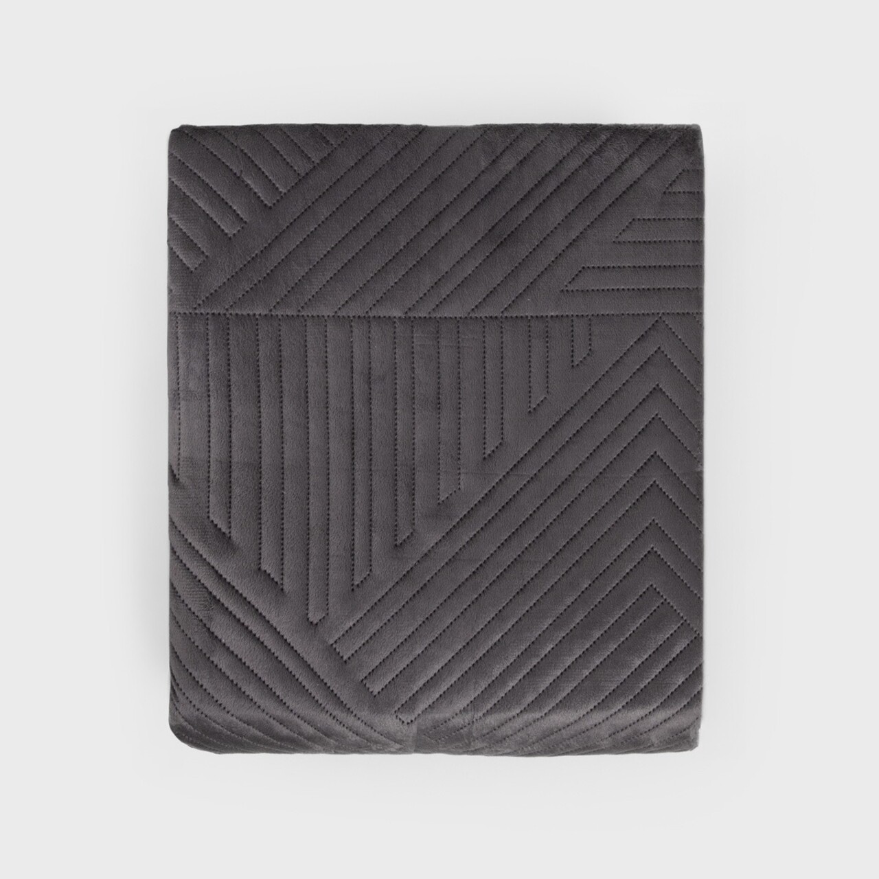 Cuvertura matlasata Aurum, Homla, 220x240 cm, poliester, negru - 1 | YEO